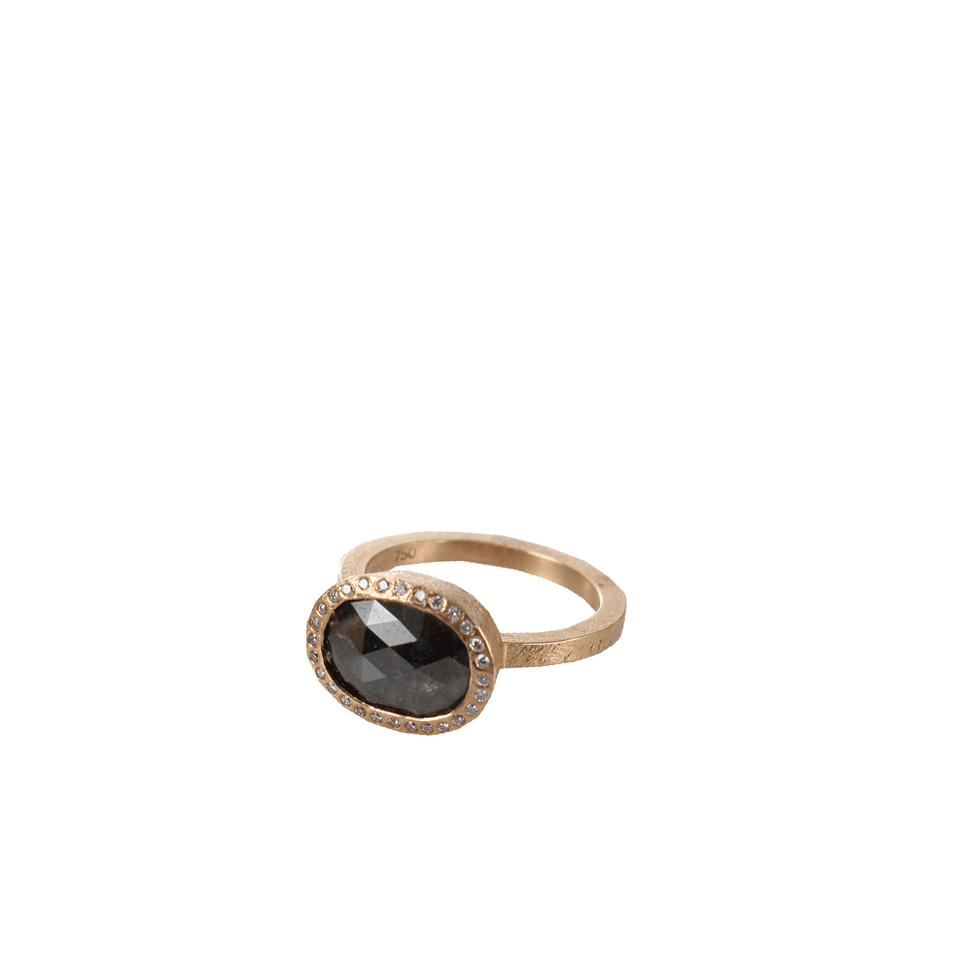 TODD REED-Grey Fancy Diamond Ring-ROSE GOLD