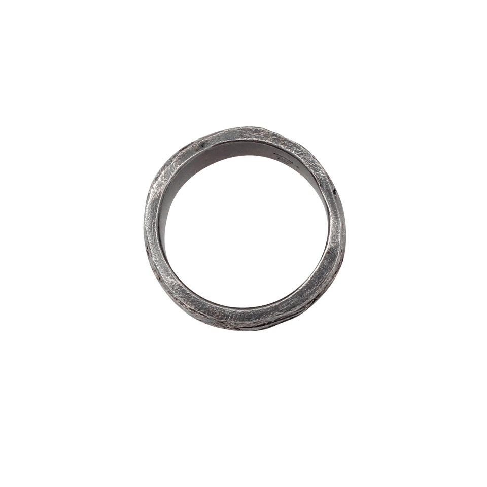 TODD REED-Palladium And Silver Patina Ring-SILVER