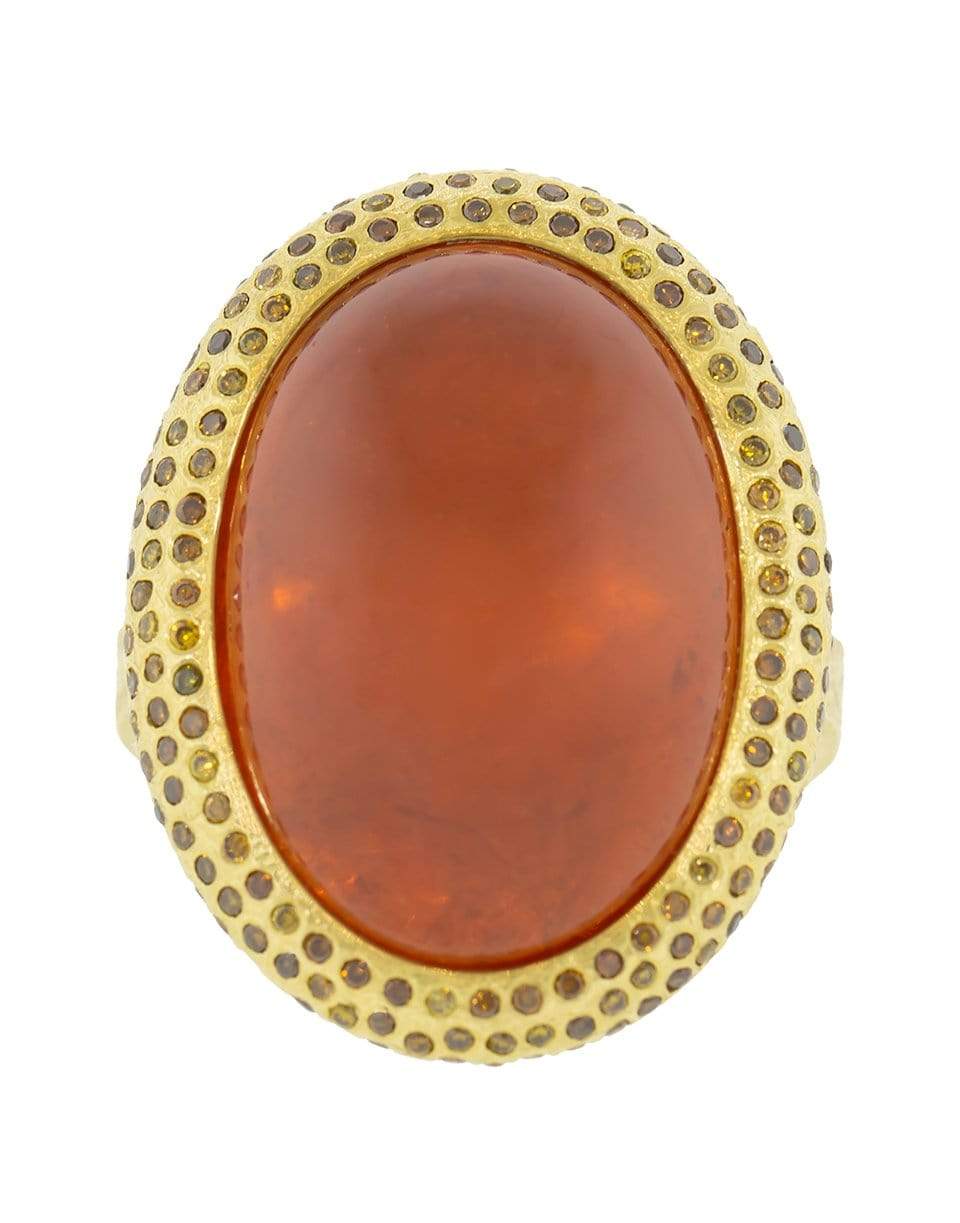 TODD REED-Mandarin Garnet Ring-YELLOW GOLD
