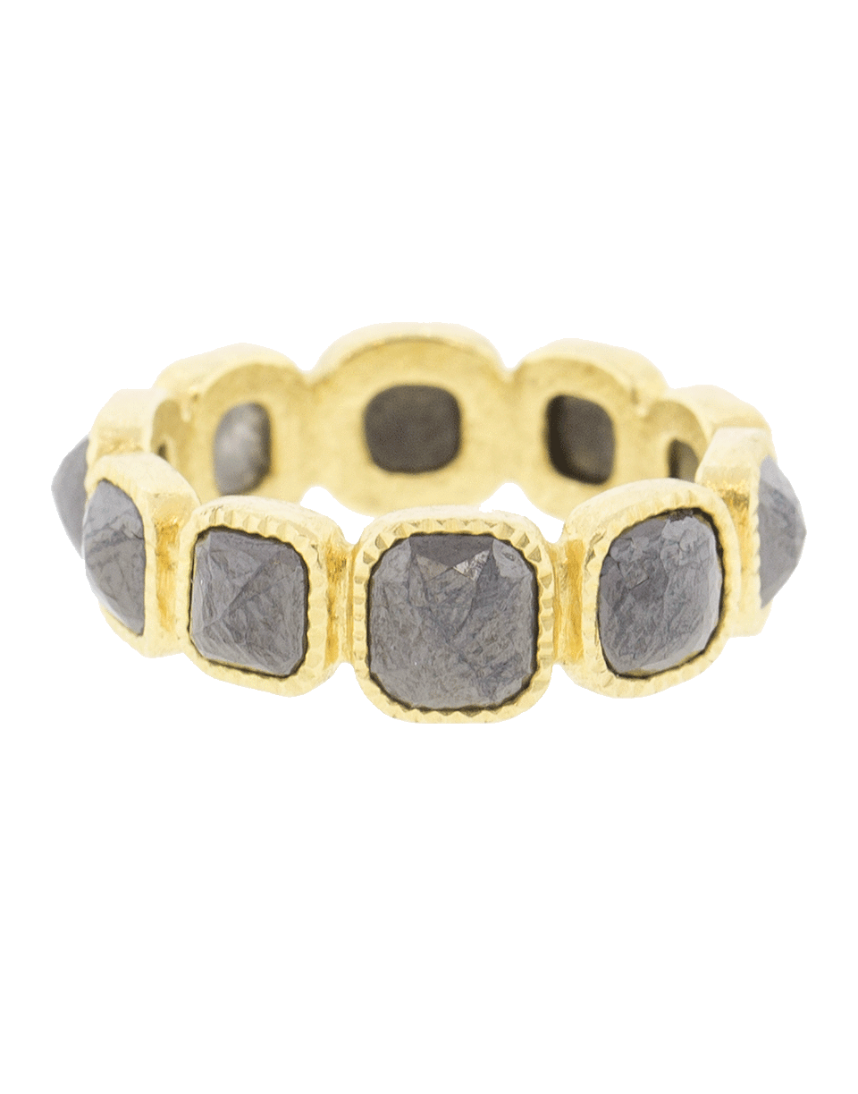 TODD REED-Fancy Cut Diamond Eternity Ring-YELLOW GOLD