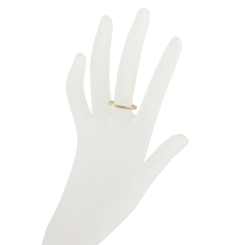 TODD REED-White Diamond Eternity Ring-YELLOW GOLD