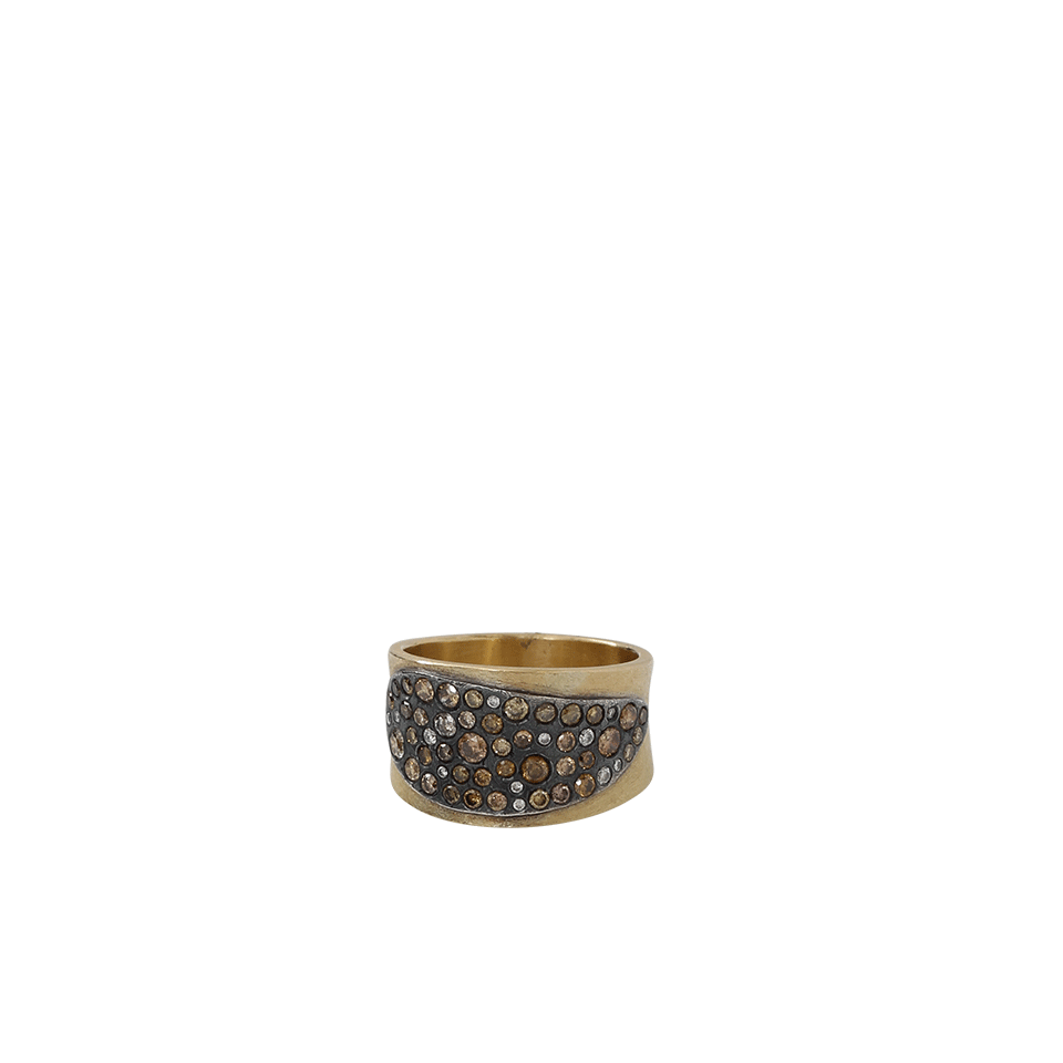TODD REED-Autumn Diamond Mix Ring-YELLOW GOLD