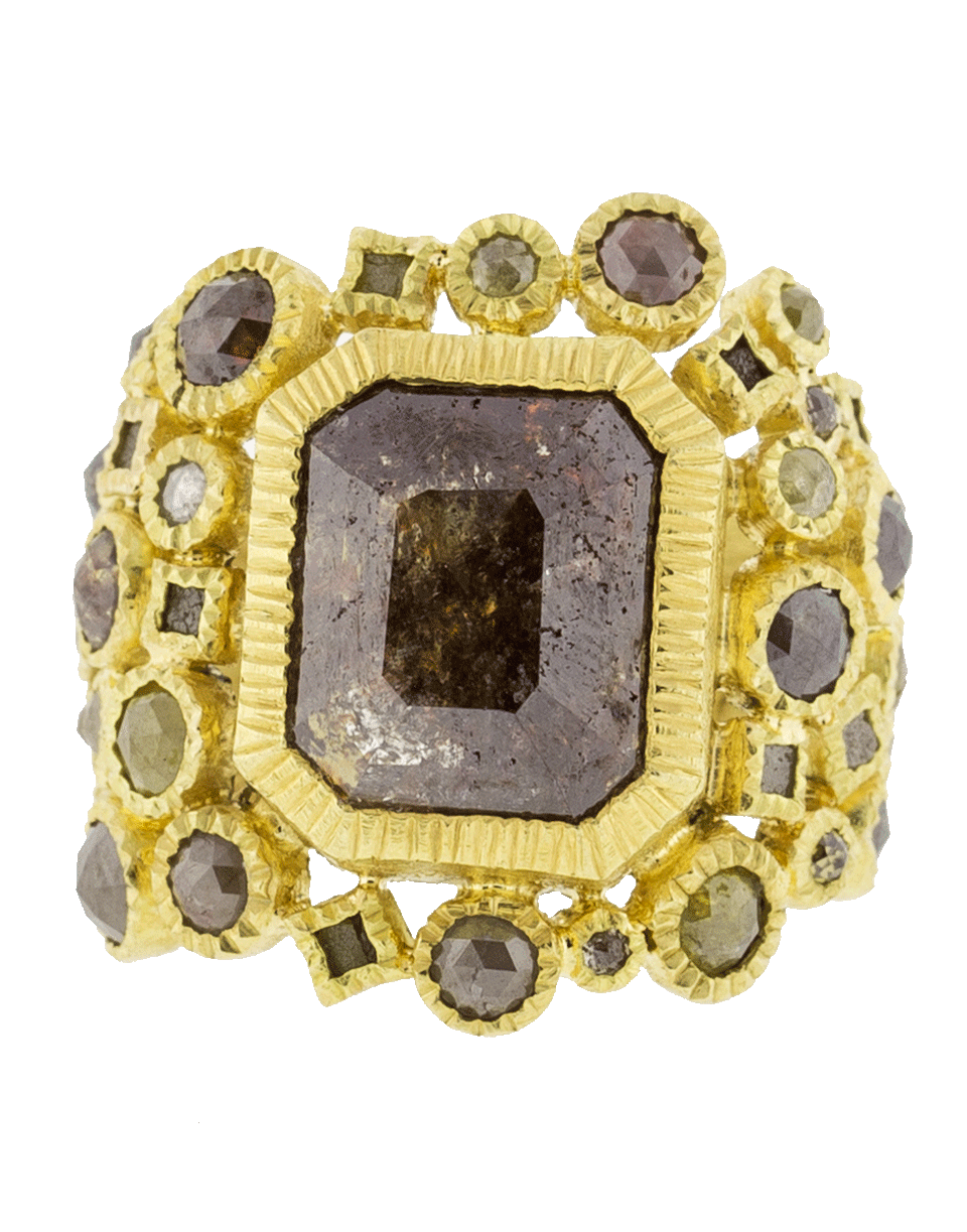 TODD REED-Natural Diamond Ring-YELLOW GOLD