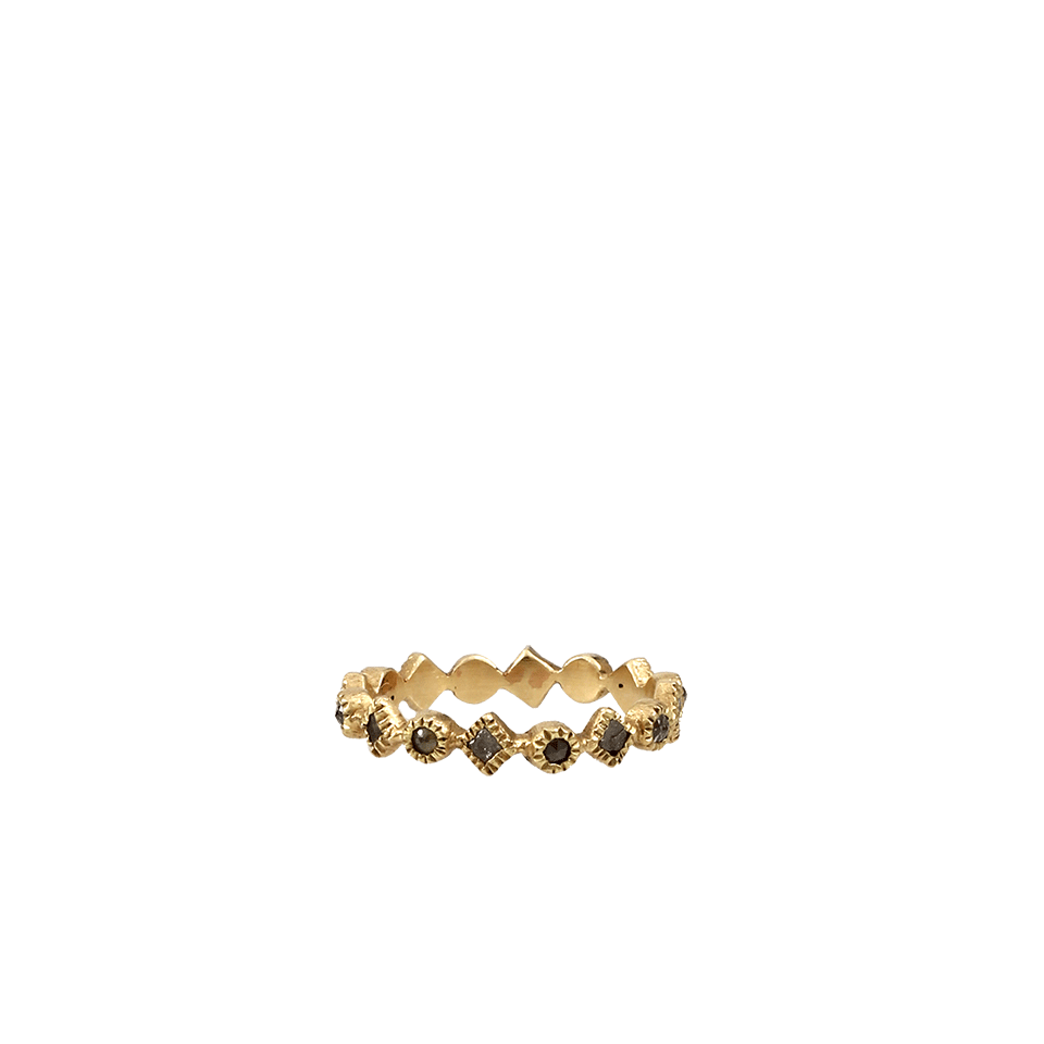 TODD REED-Raw Diamond Eternity Ring-YELLOW GOLD