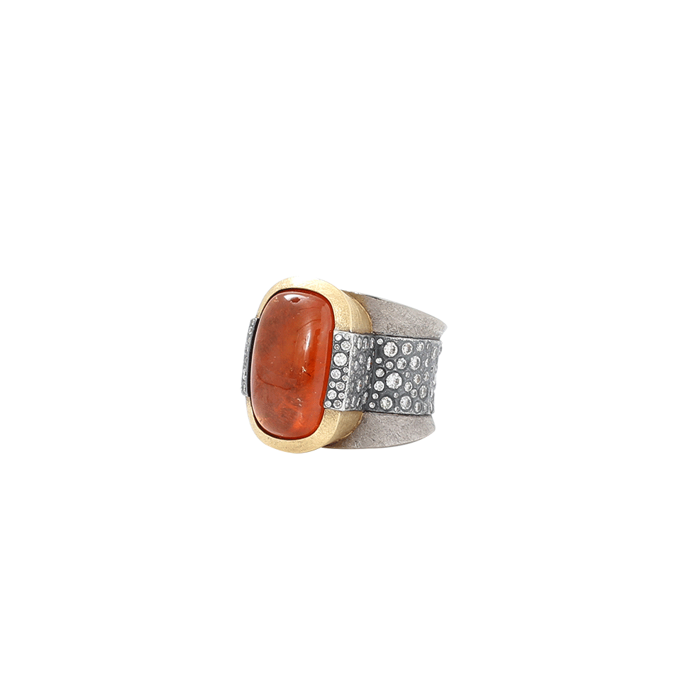 TODD REED-Spessartine Garnet Ring-YELLOW GOLD