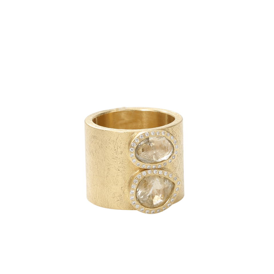 TODD REED-Rough Diamond Ring-YELLOW GOLD