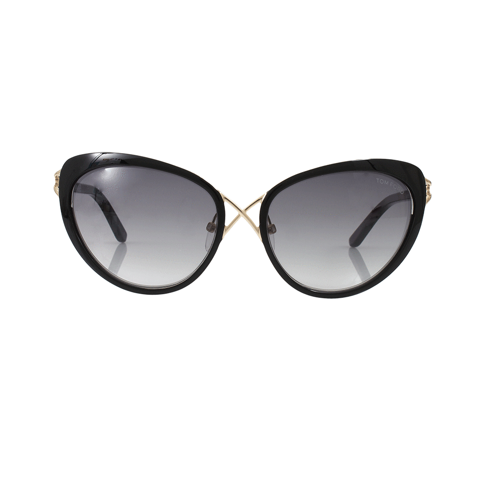 TOM FORD-Cat Eye Metal Sunglasses-