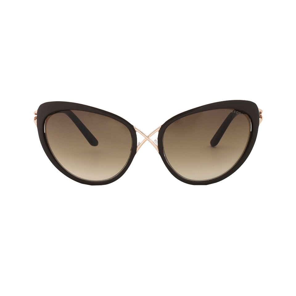 TOM FORD-Cat Eye Metal Sunglasses-