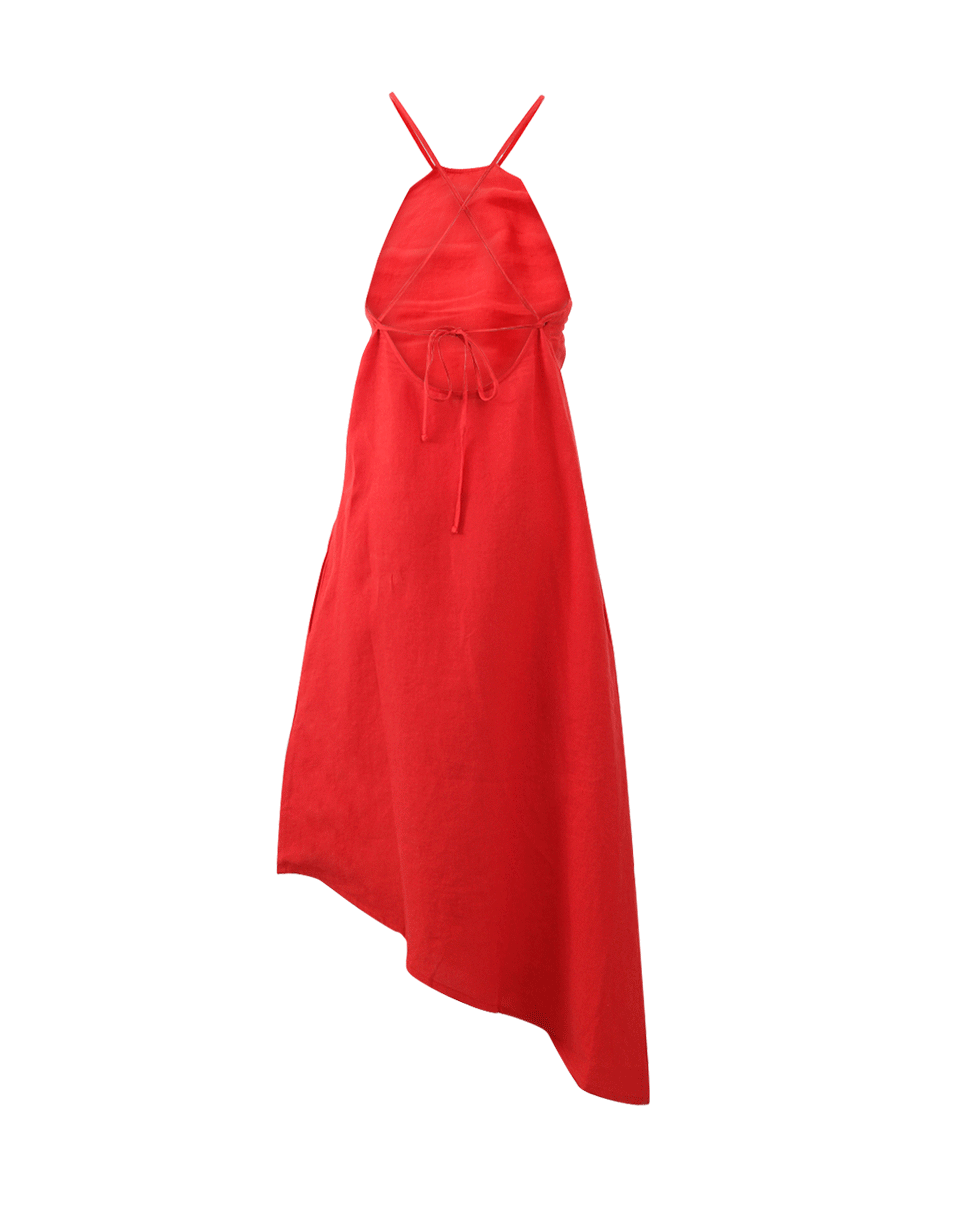 TOMAS MAIER-Linen Tie Back Dress-