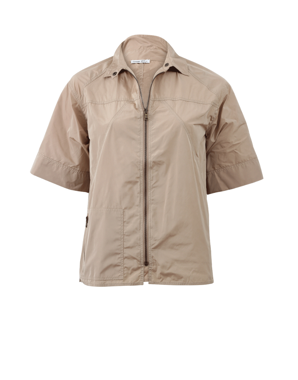TOMAS MAIER-Short Sleeve Zip Jacket-