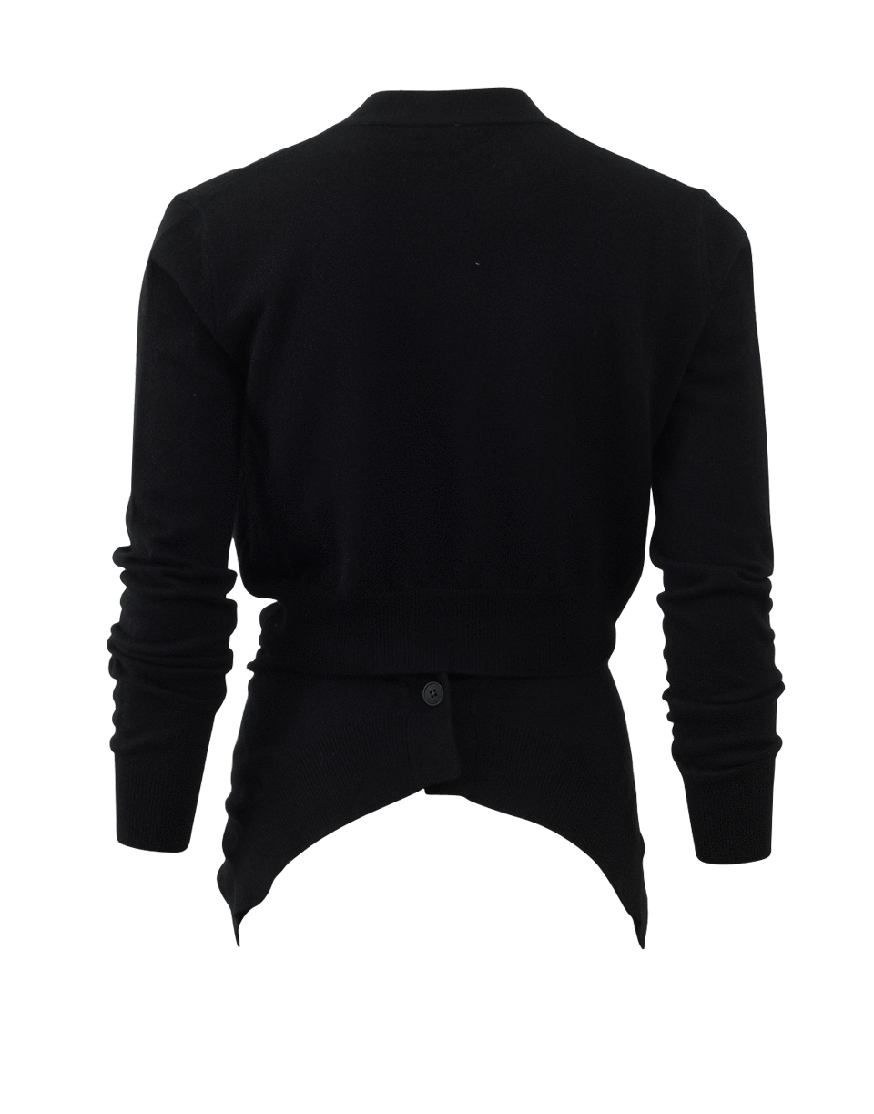 TOMAS MAIER-Knit Wrap Cardigan-