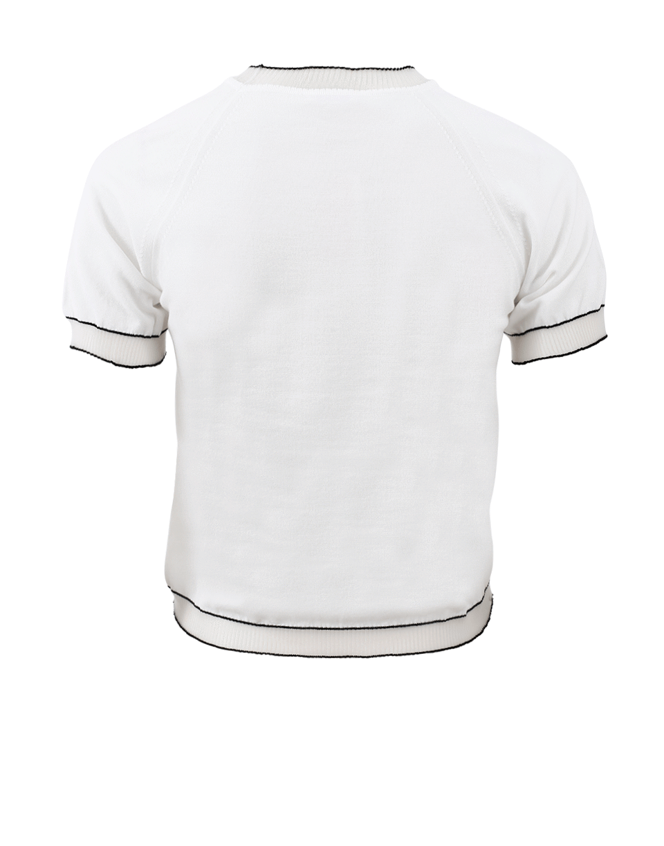 TOMAS MAIER-Sheer Trim Pullover-