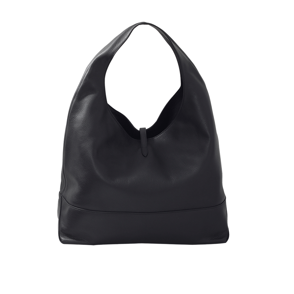 TOMAS MAIER-Large Shoulder Hobo Bag-BLACK