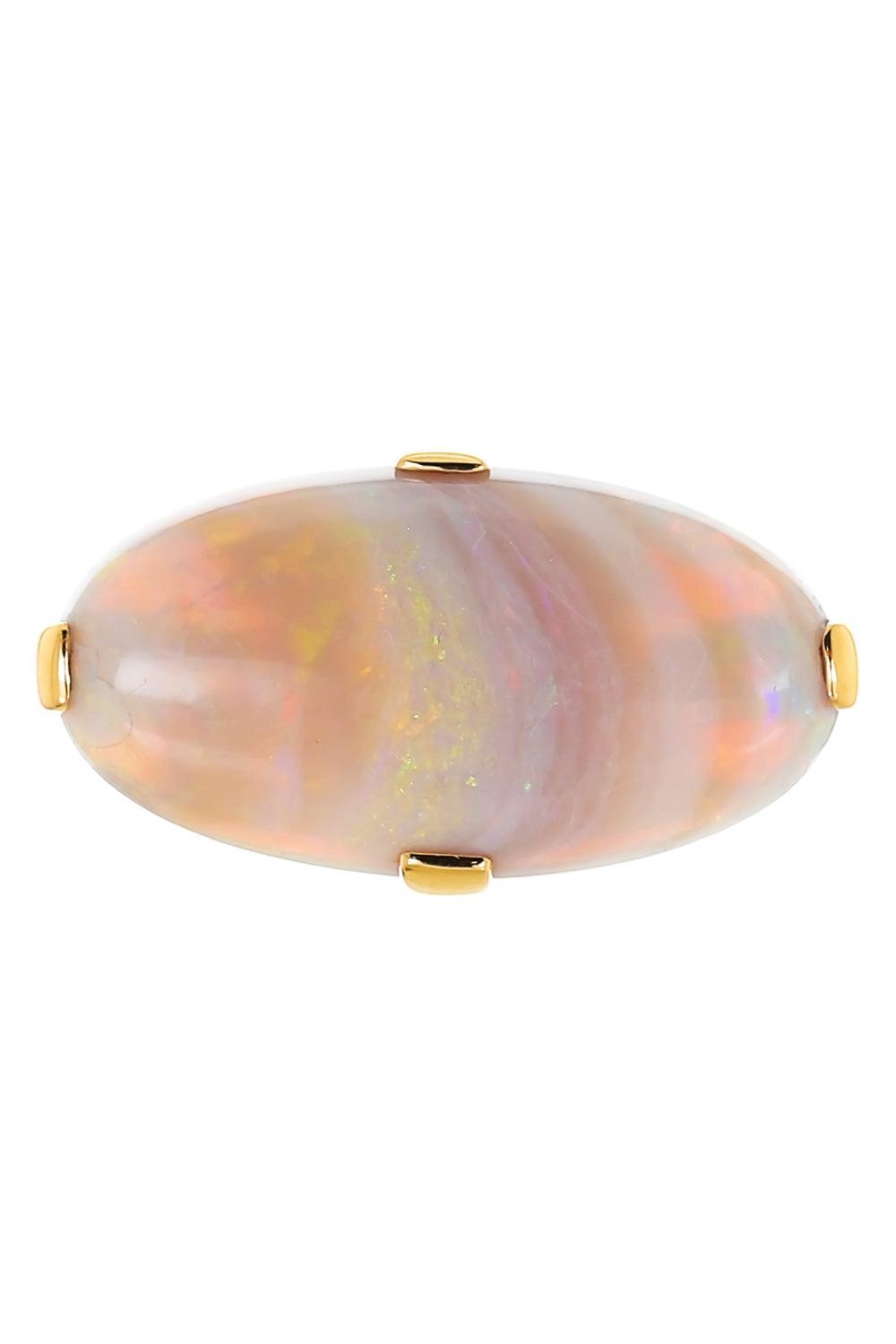 Opal Blue Ziron Ring-YELLOW GOLD-7-JEWELRYFINE JEWELRING-TONY DUQUETTE