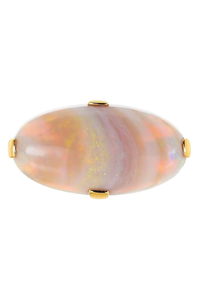 Opal Blue Ziron Ring
