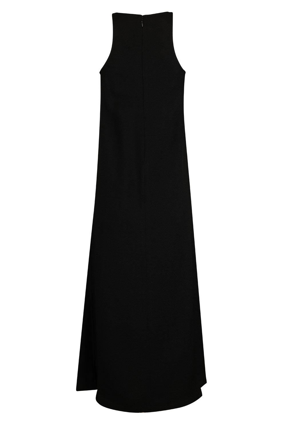 Sleeveless Scoop Neck Sable Dress-BLACK-34-CLOTHINGDRESSCASUAL-TOTEME