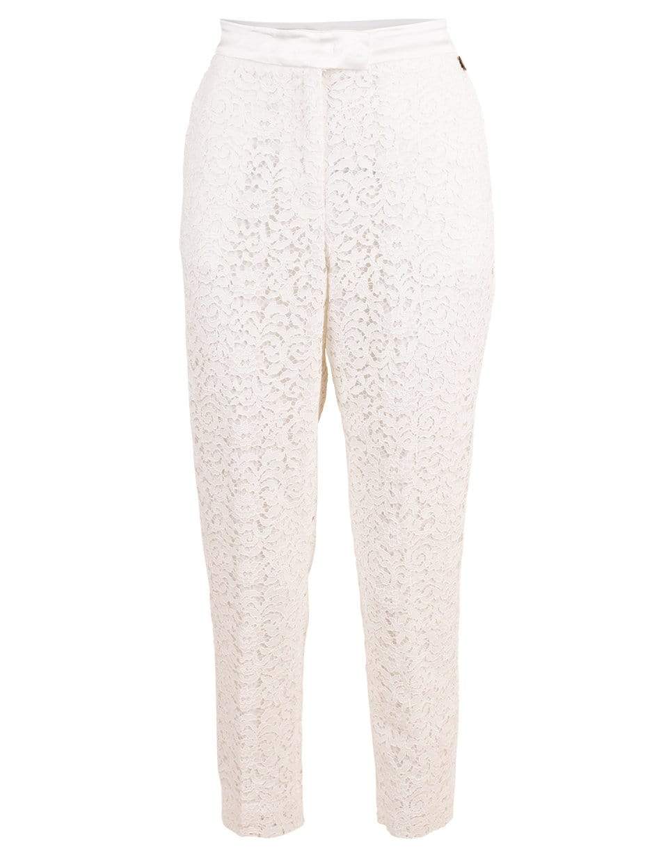 TWIN-SET-Lace Cropped Pant-