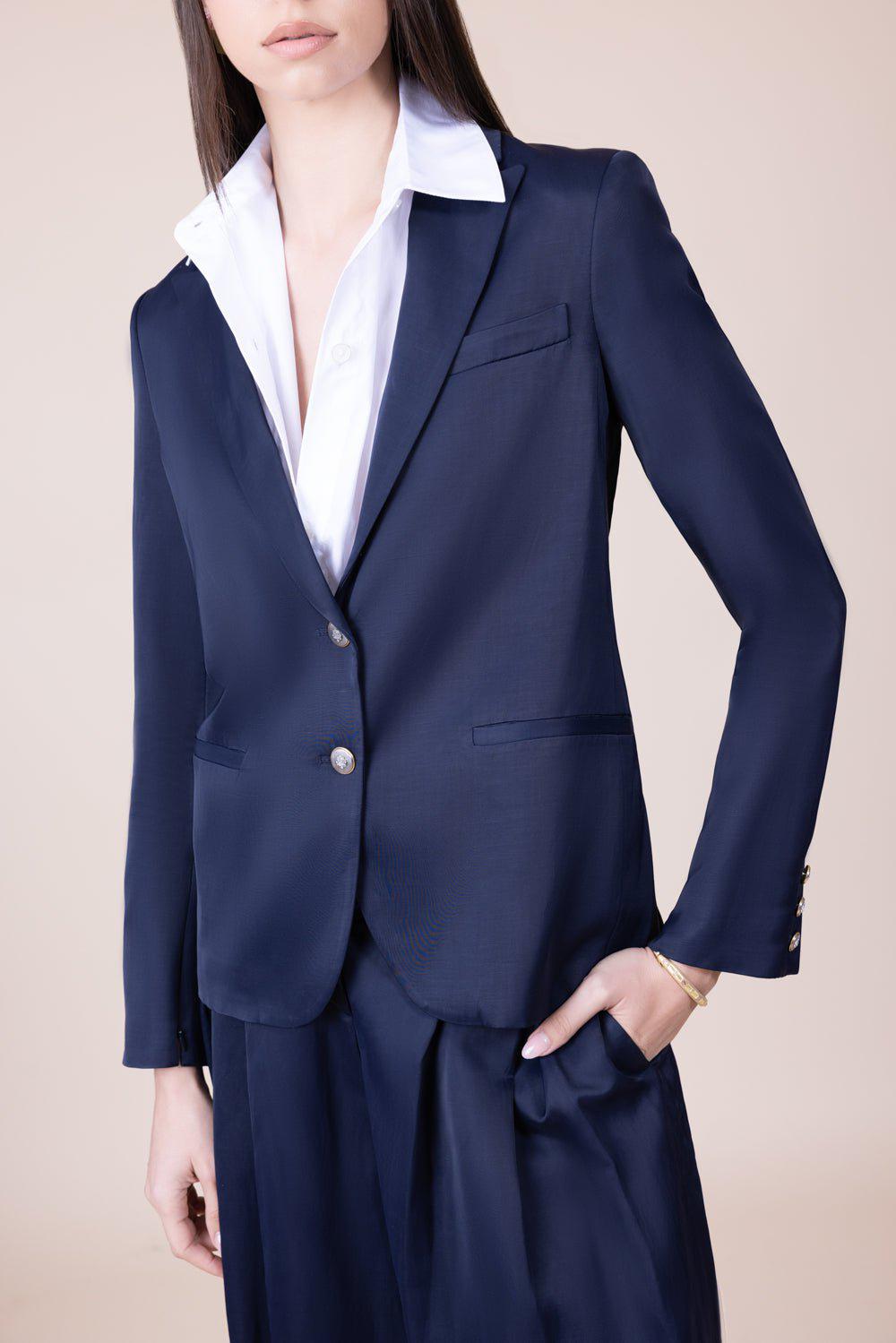 TWP-Boyfriend Blazer - Midnight-