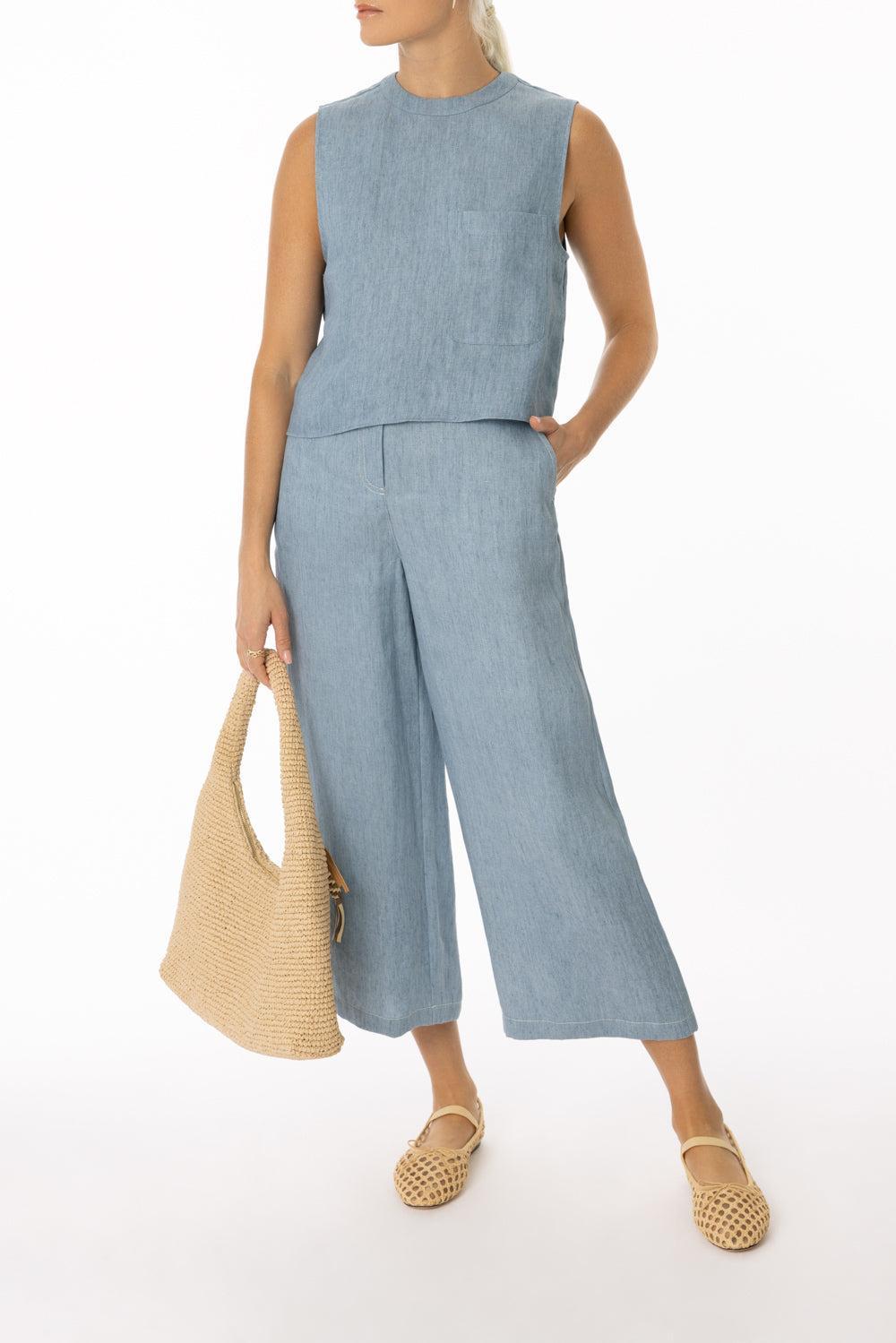Cropped Howard Pant-LT INDIG-2-CLOTHINGPANTCROPPED-TWP