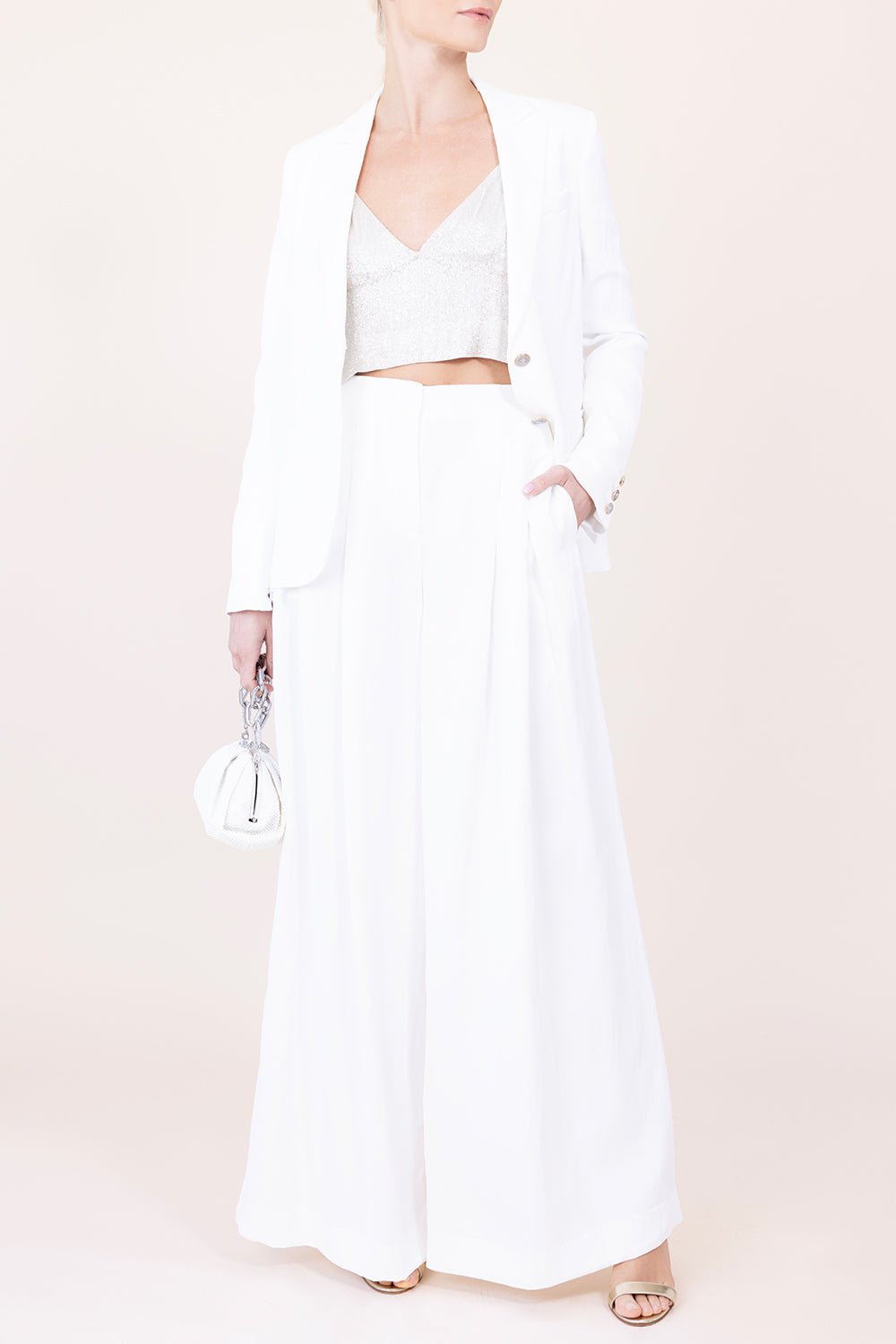 TWP-Drew Pant - White-