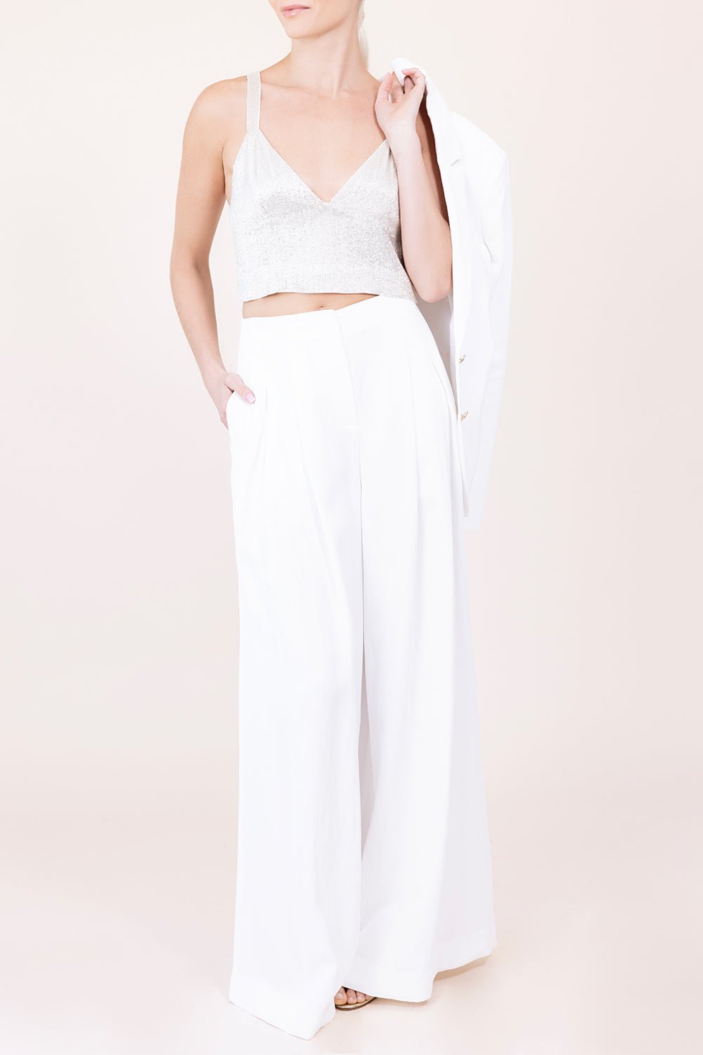 TWP-Drew Pant - White-