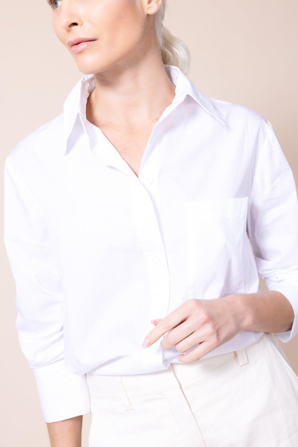 TWP-Following Morning Shirt - White-