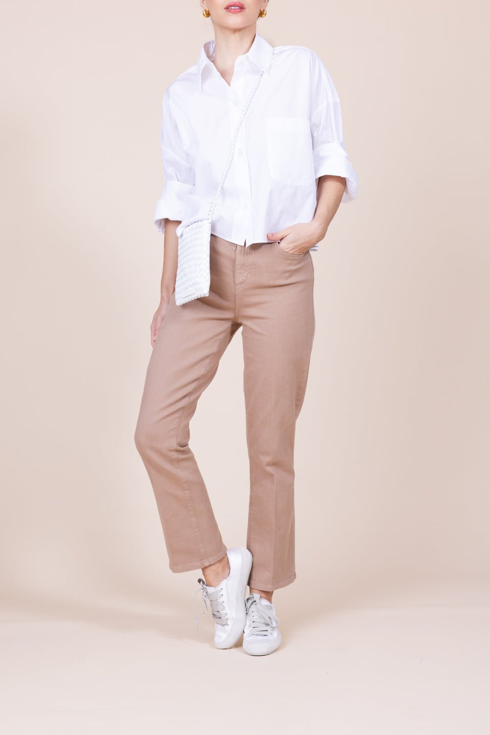 TWP-Next Ex Shadow Stripe Shirt - White-