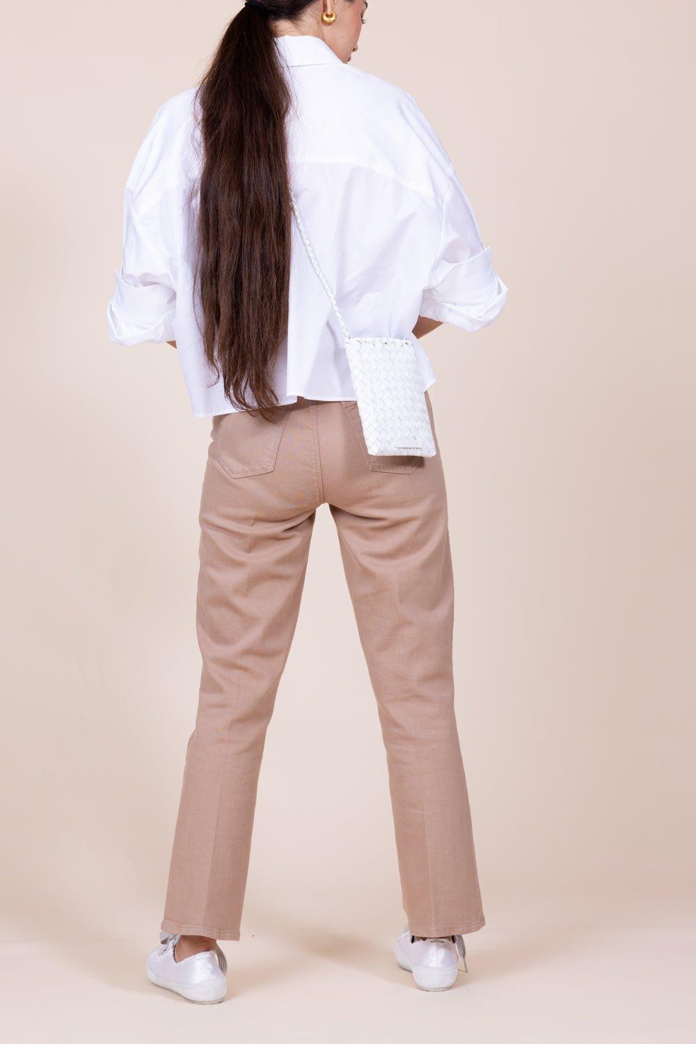 TWP-Next Ex Shadow Stripe Shirt - White-