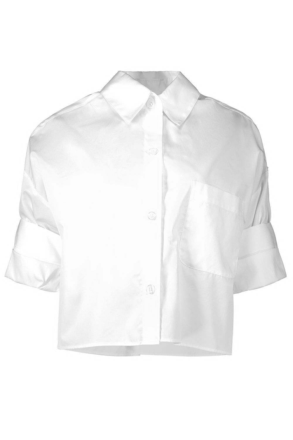 TWP-Next Ex Shadow Stripe Shirt - White-