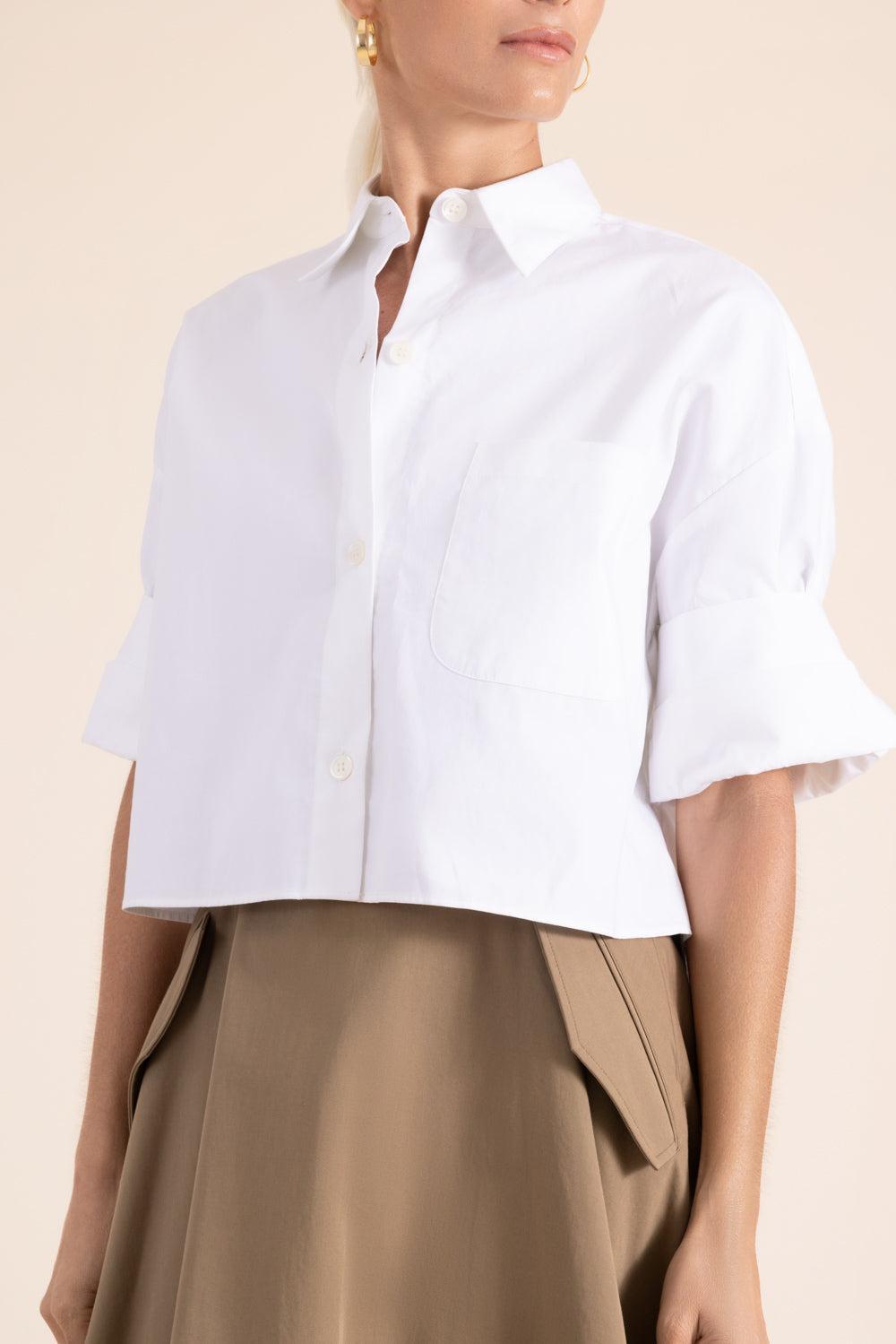 Next Ex Top - White-WHITE-M/L-CLOTHINGTOPBLOUSE-TWP