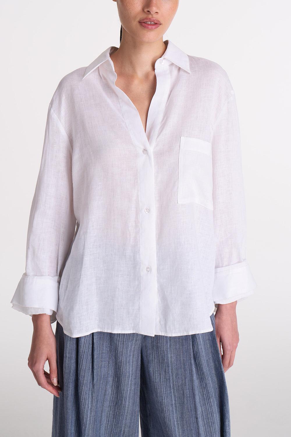 Next Morning Shirt-WHITE-P-CLOTHINGTOPBLOUSE-TWP