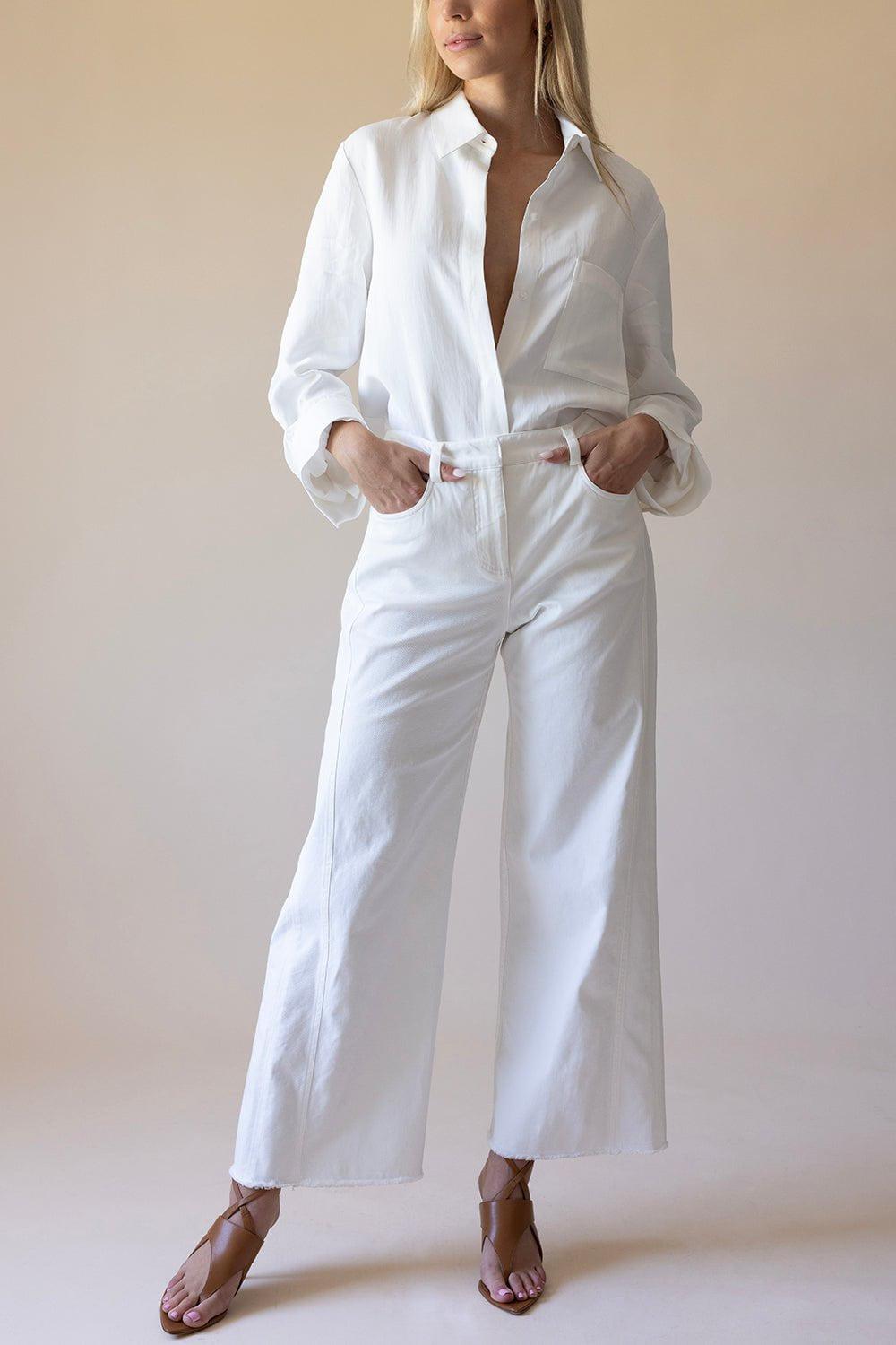 TWP-Oversized Boyfriend Shirt-