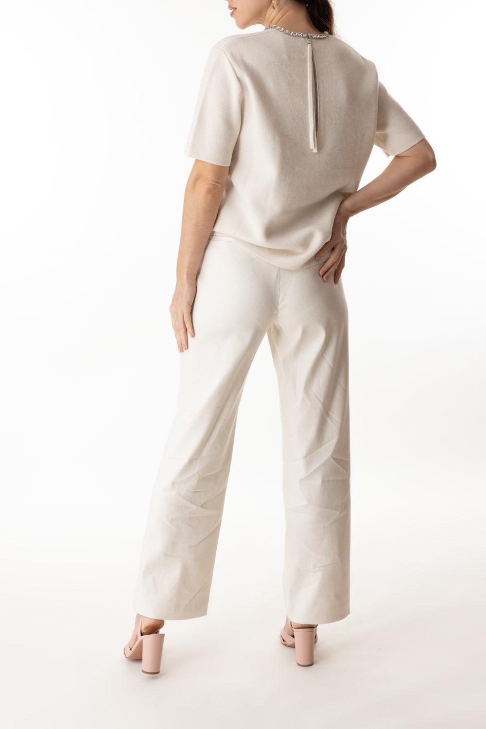 Crystal Collar Tee-IVORY-XS-CLOTHINGTOPKNITS-TWP