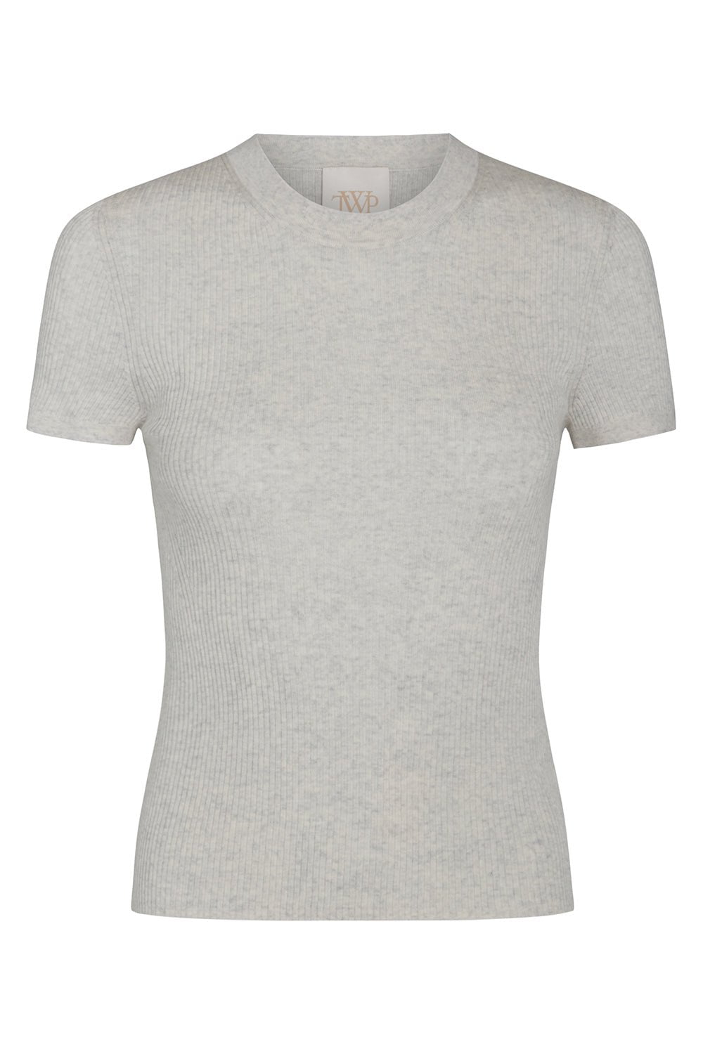 TWP-Tease Tee - White Heather Grey-