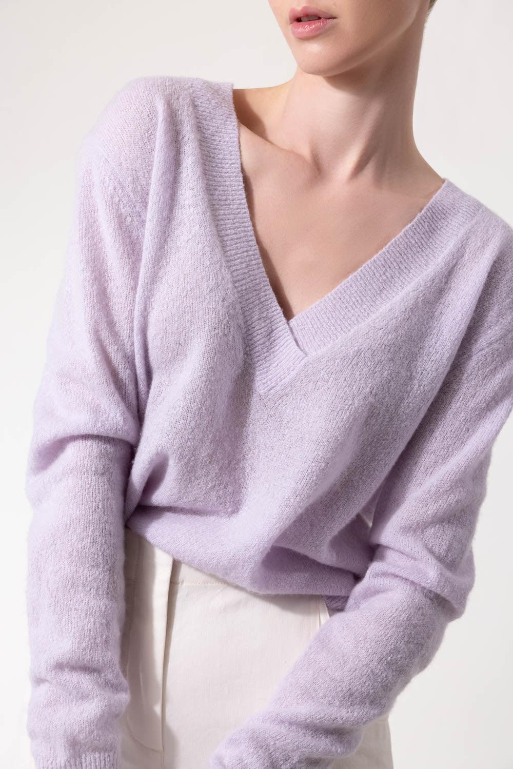 TWP-Perfect Deep V Sweater-