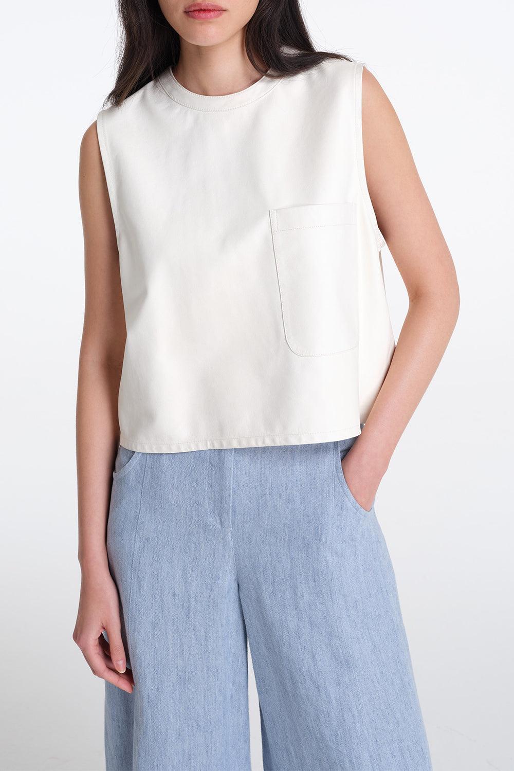 Cropped Muscle Tank-BONE-XS-CLOTHINGTOPTANK-TWP