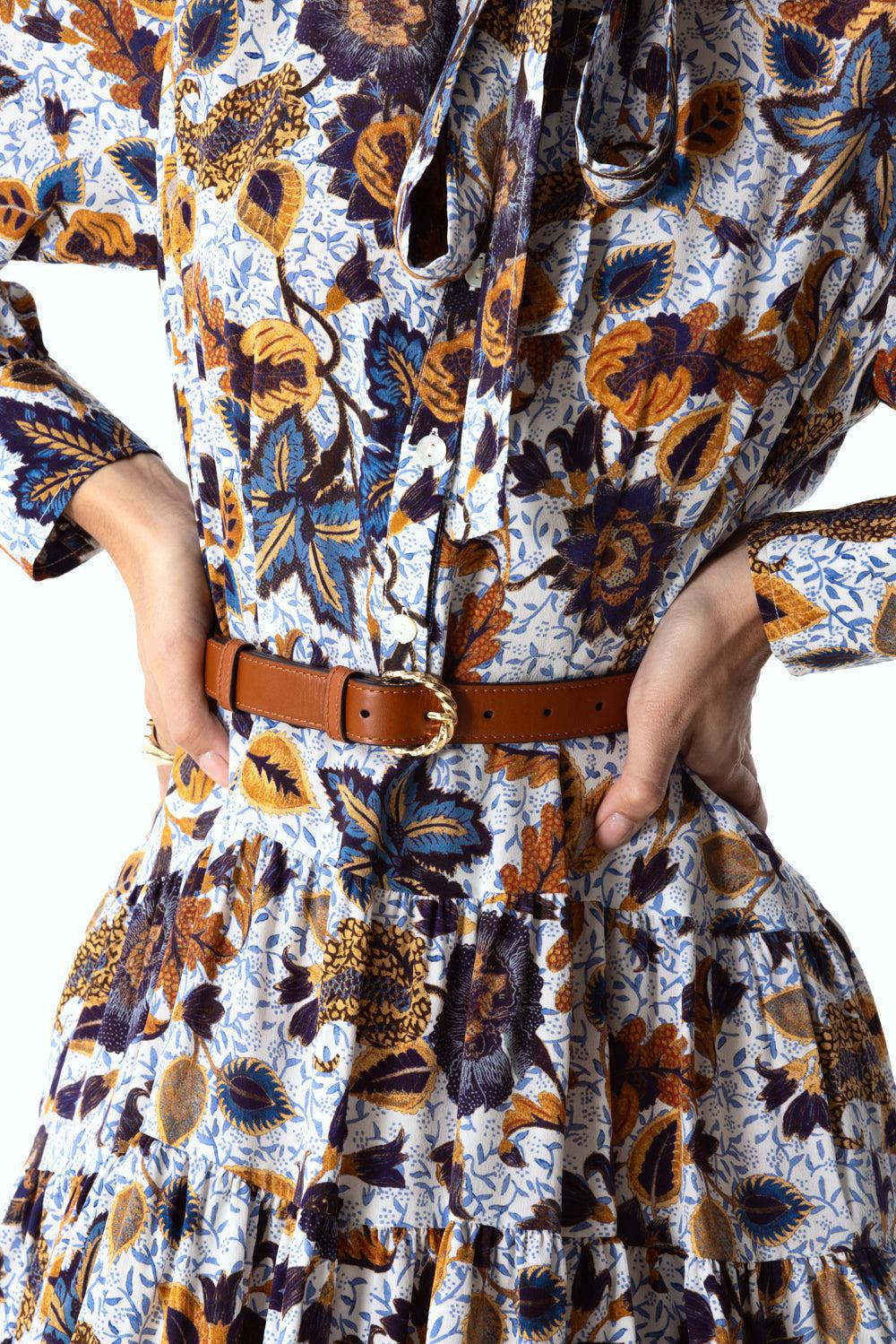 Gia Twist Buckle Belt - Sierra-SIERRA-P/S-ACCESSORIEBELTS-ULLA JOHNSON