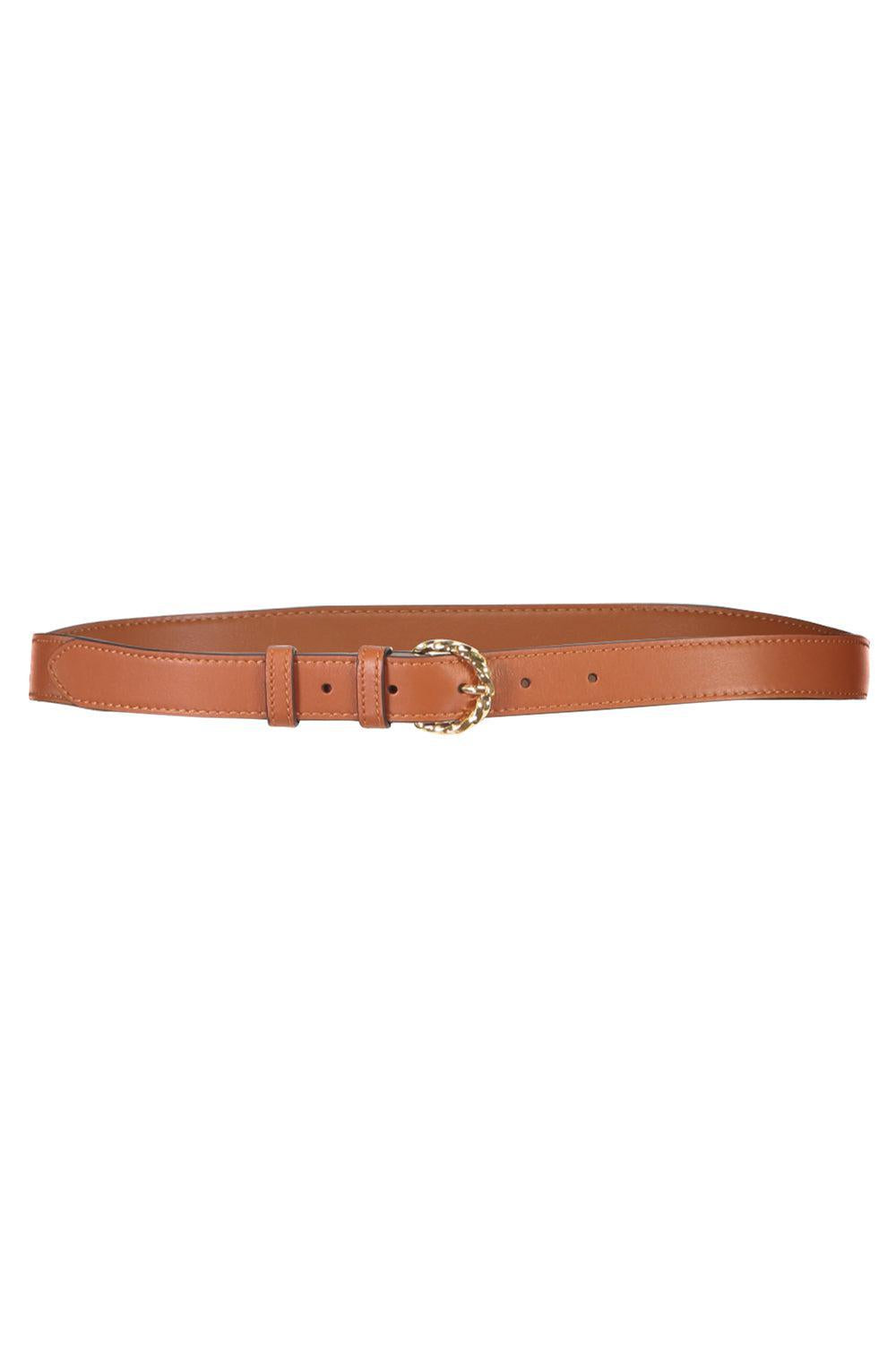 ULLA JOHNSON-Gia Twist Buckle Belt - Sierra-
