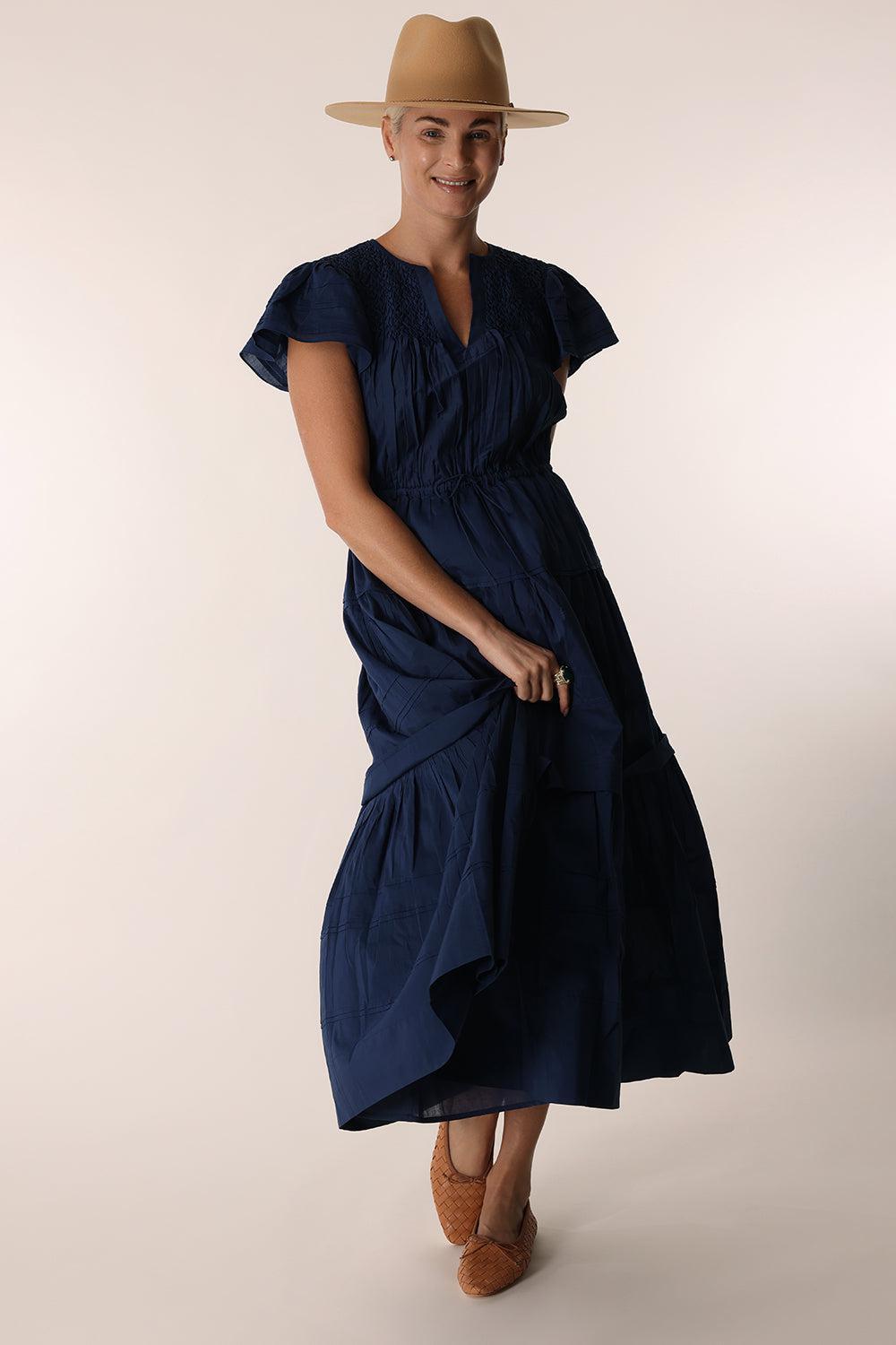 Marika Dress-MIDNIGHT-2-CLOTHINGDRESSCASUAL-ULLA JOHNSON