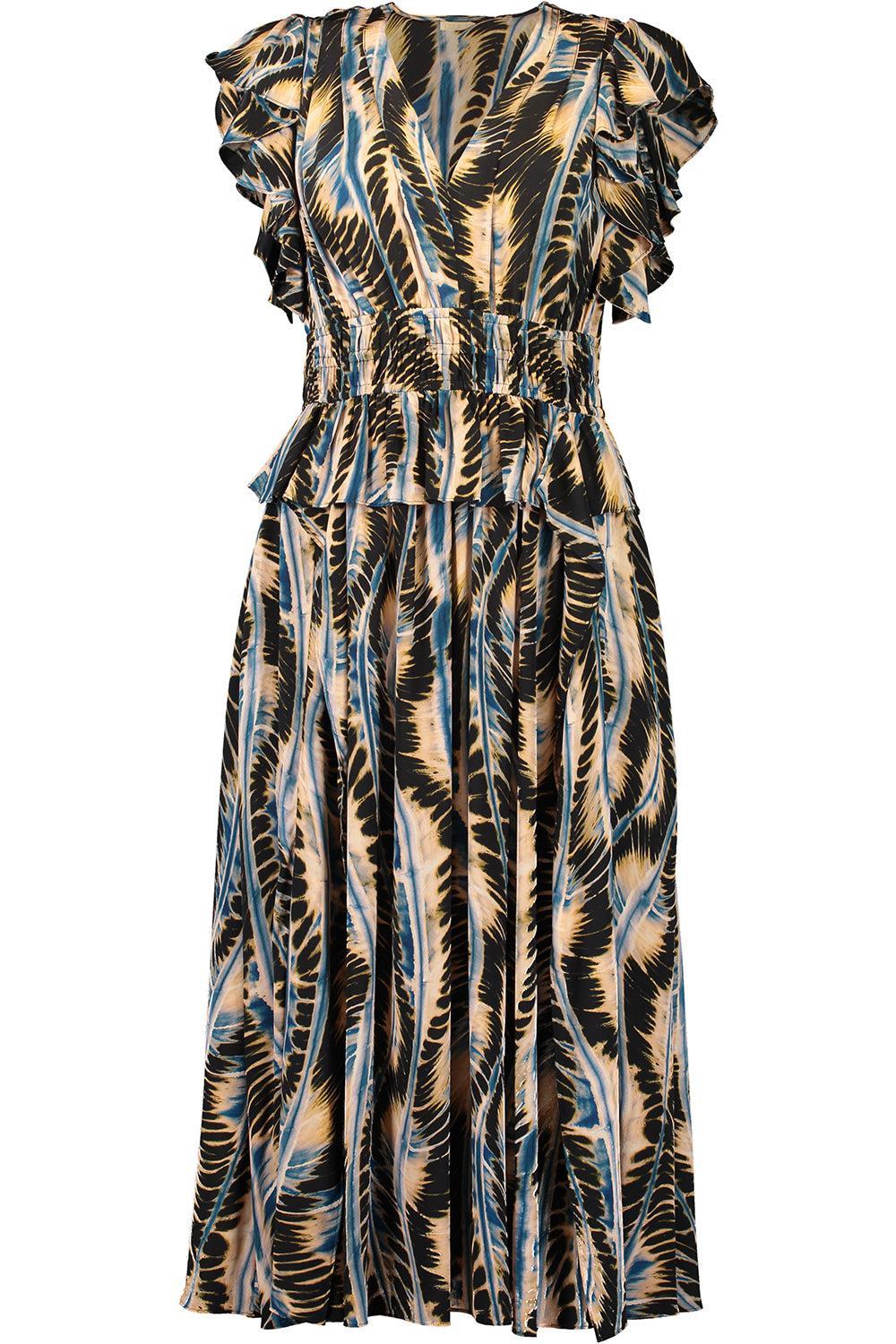 Brielle Dress-RIVER-0-CLOTHINGDRESSCASUAL-ULLA JOHNSON
