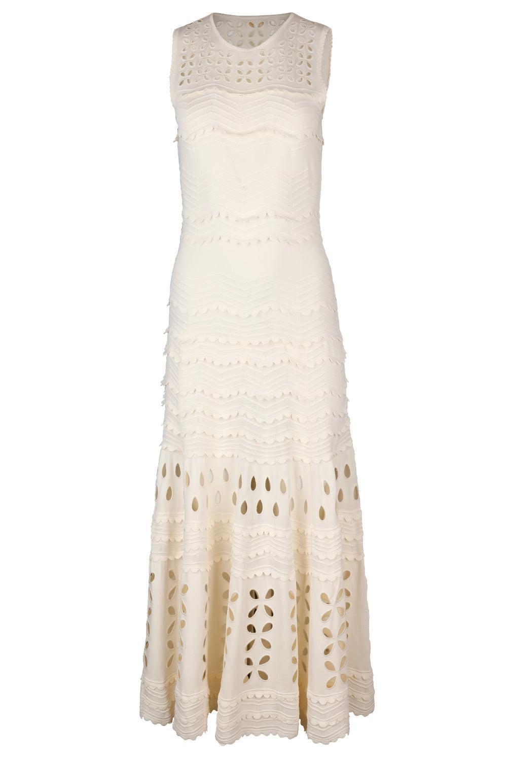 Lakshmi Dress - Cowrie-WHITE-S-CLOTHINGDRESSCASUAL-ULLA JOHNSON