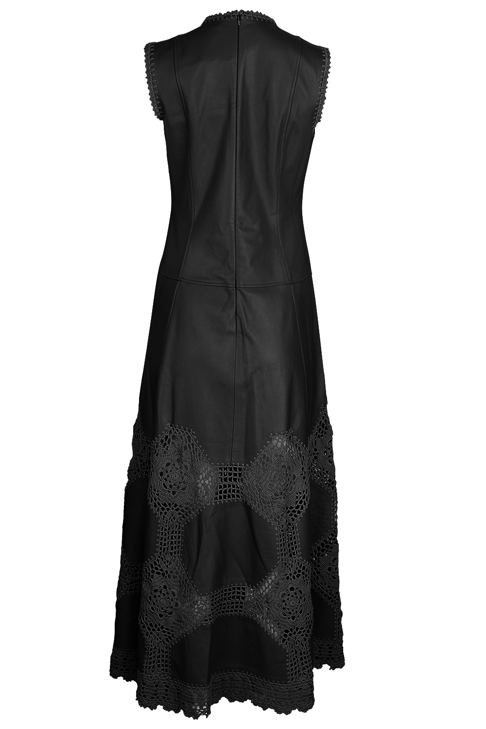  Ilana Crochet Dress - Noir-BLACK-12-CLOTHINGDRESSCOCKTAIL-ULLA JOHNSON 