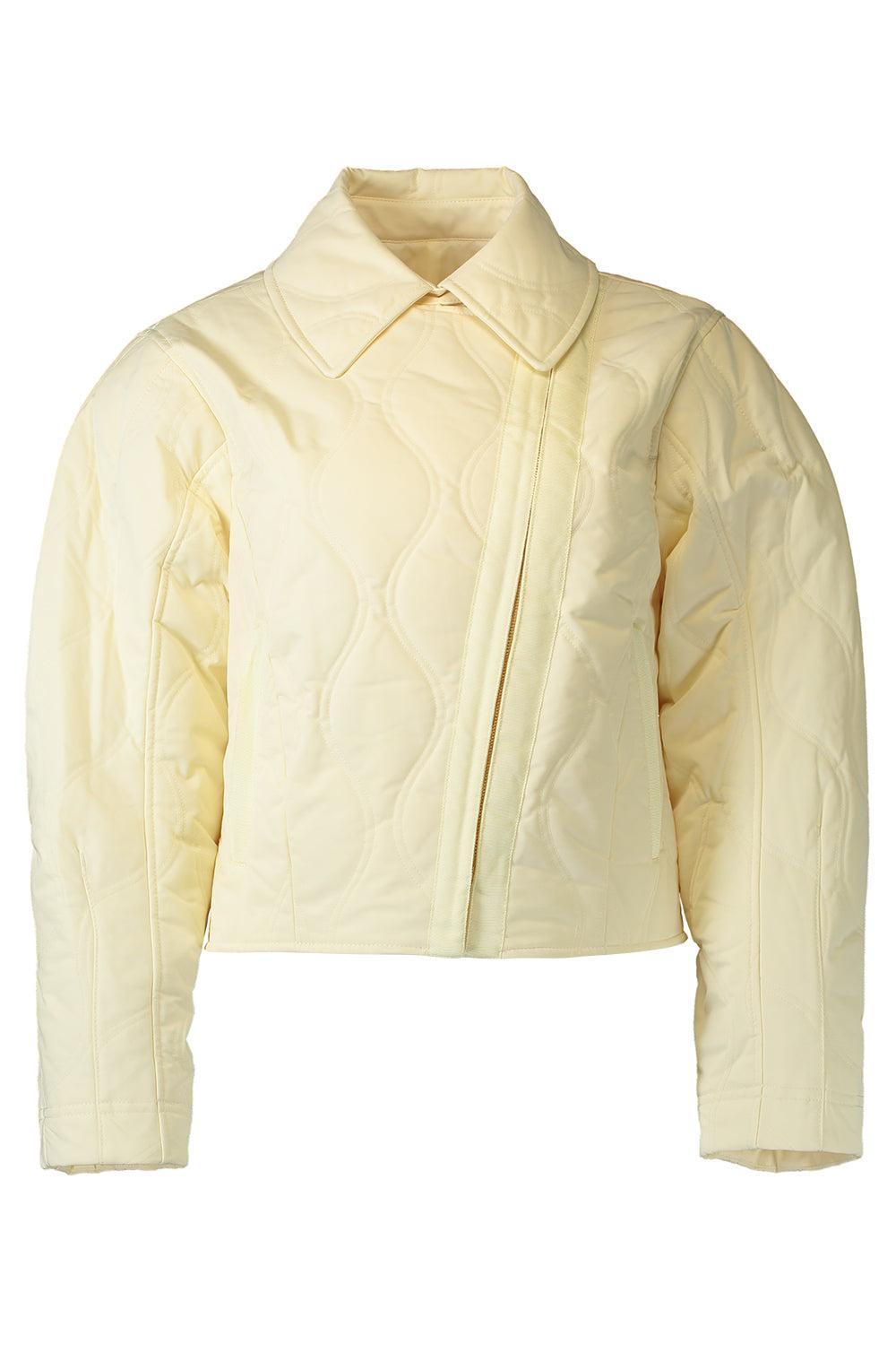 Leonie Quilted Jacket-YELLOW-P-CLOTHINGJACKETCASUAL-ULLA JOHNSON