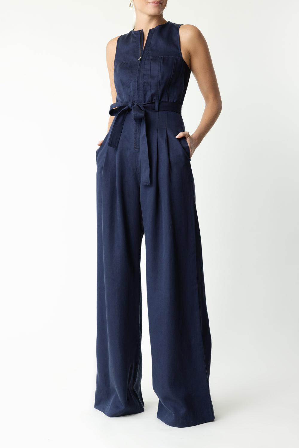 Marin Jumpsuit-SAPPHIRE-2-CLOTHINGPANTJUMPSUIT-ULLA JOHNSON