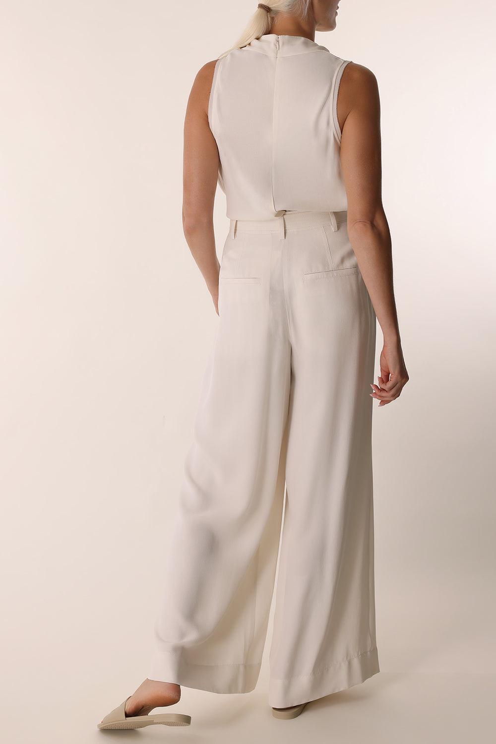 Lydia Pant-PRISTINE-6-CLOTHINGPANTWIDE LEG-ULLA JOHNSON