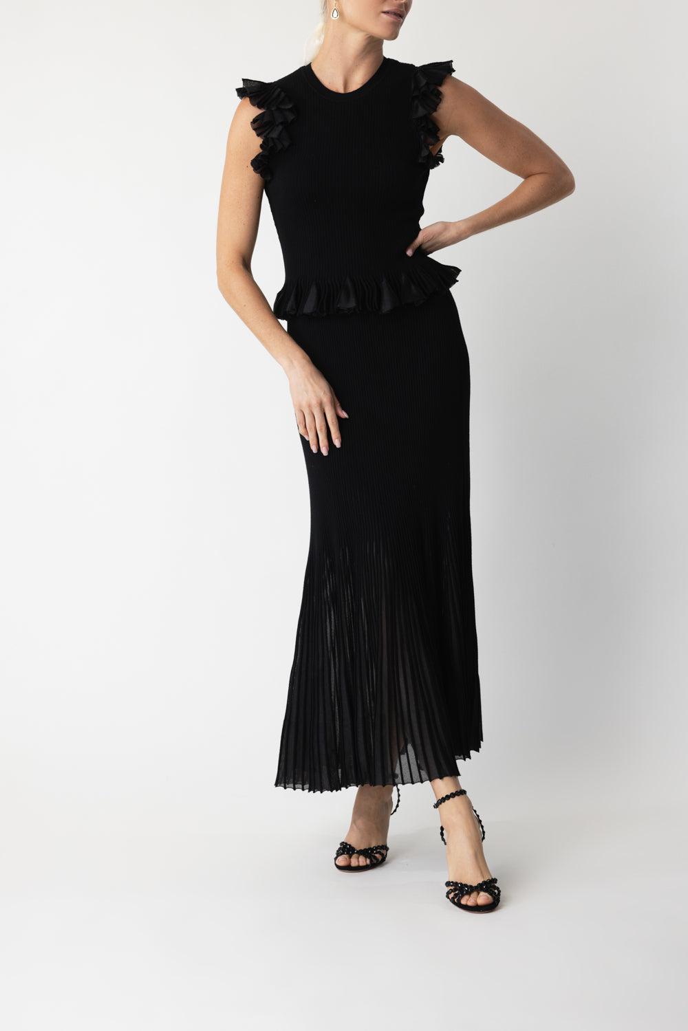 ULLA JOHNSON-Leila Top - Black-