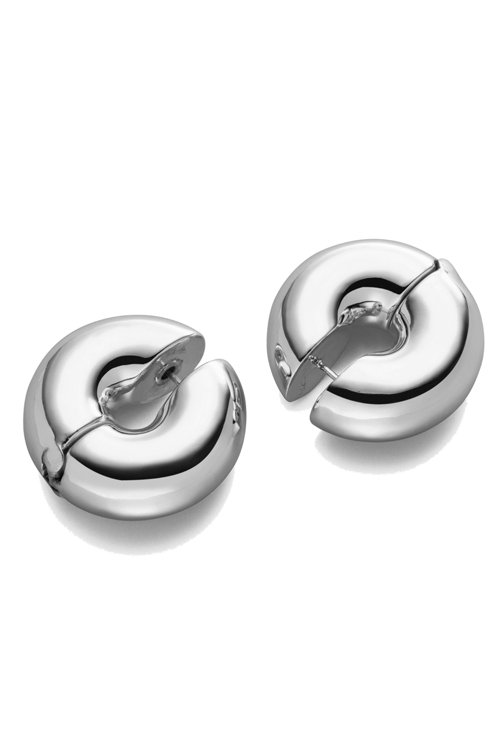 UNCOMMON MATTERS-Stratus Hoop Earrings-SILVER