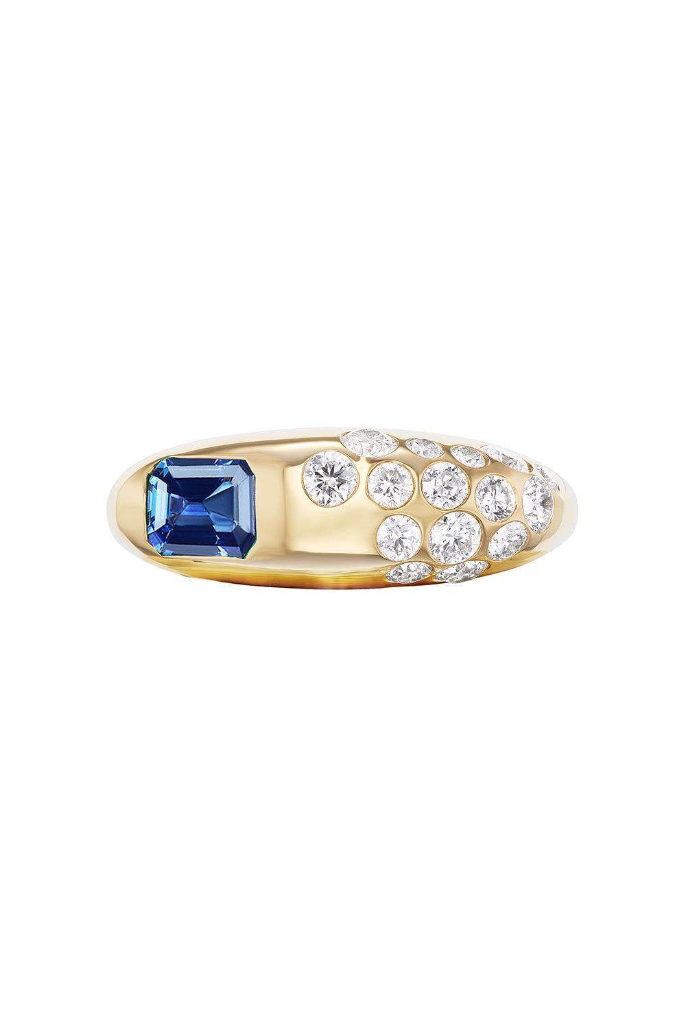 Blue Sapphire Dowry Ring