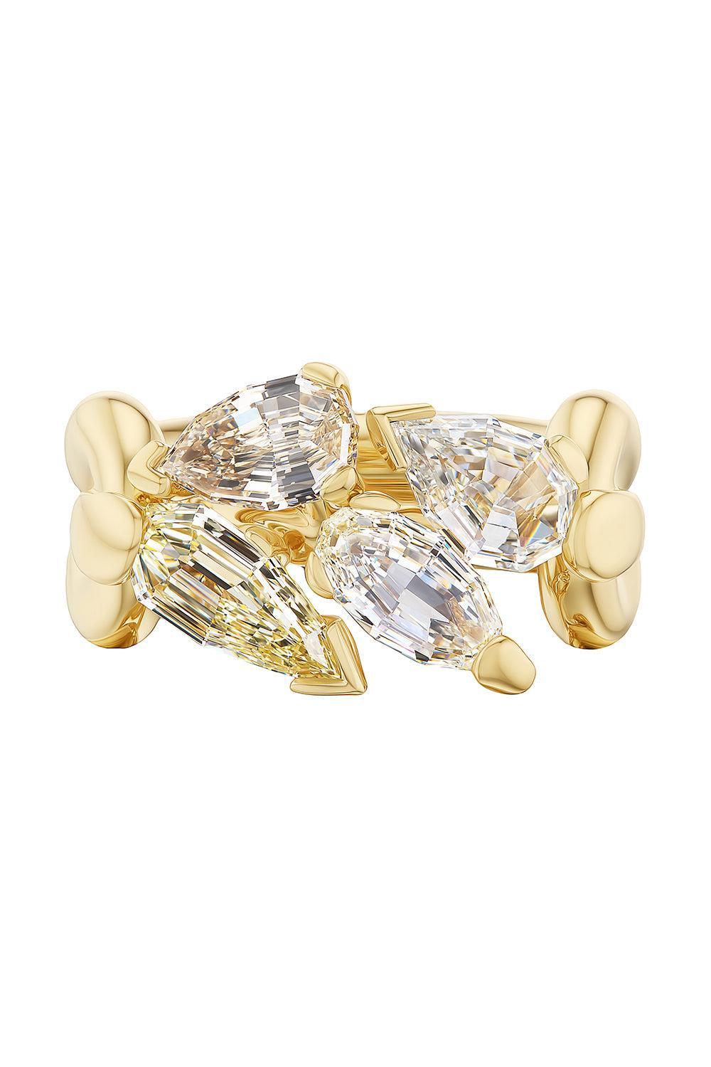 Diamond Cluster Mantle Ring-YELLOW GOLD-7-JEWELRYFINE JEWELRING-UNIFORM OBJECT
