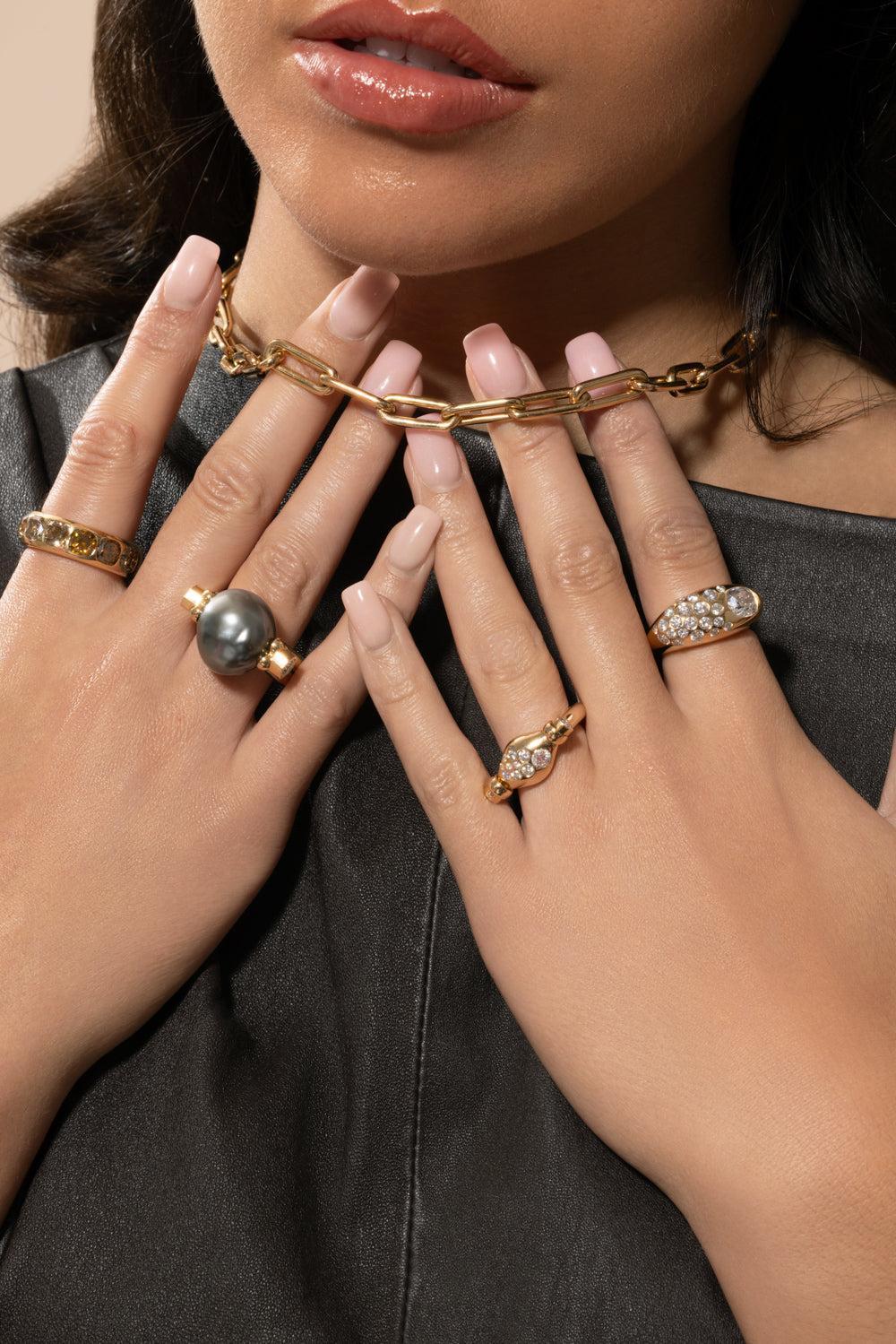 Diamond Machina Swivel Ring-YELLOW GOLD-7-JEWELRYFINE JEWELRING-UNIFORM OBJECT